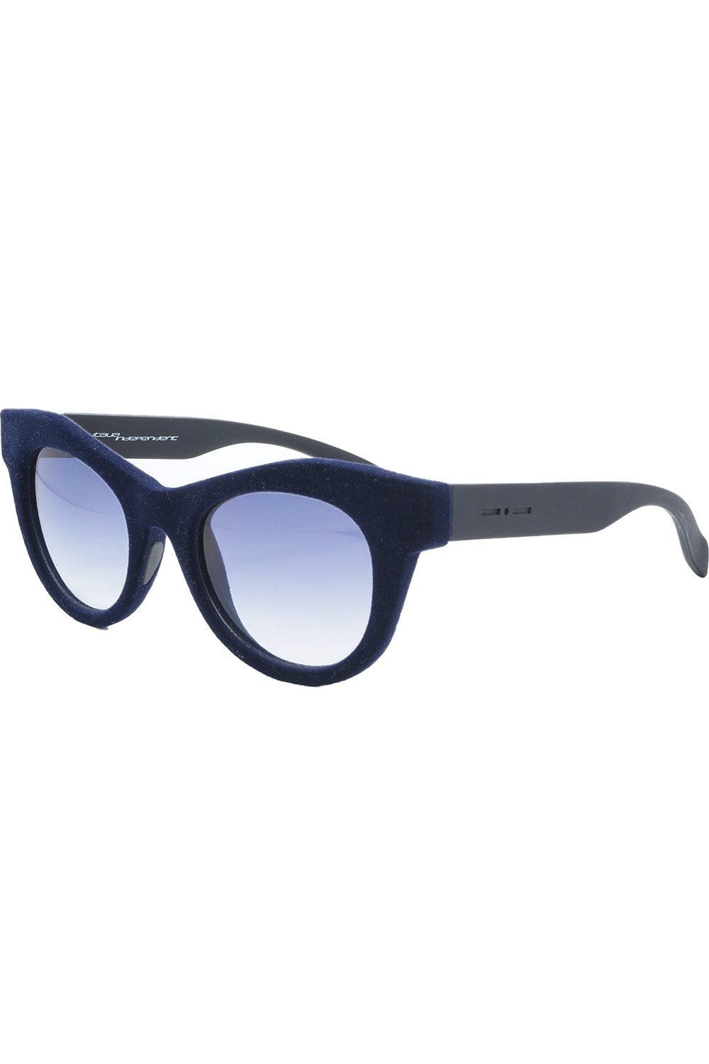 Italia Independent - Occhiali da sole in celluloide cat eye per donna blu - 096