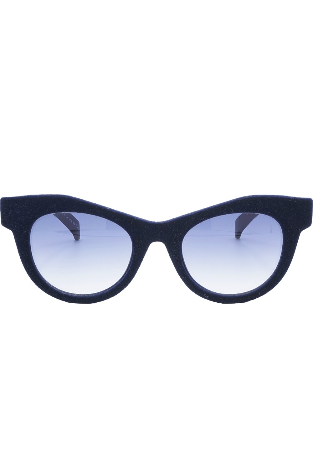 Italia Independent - Occhiali da sole in celluloide cat eye per donna blu - 096