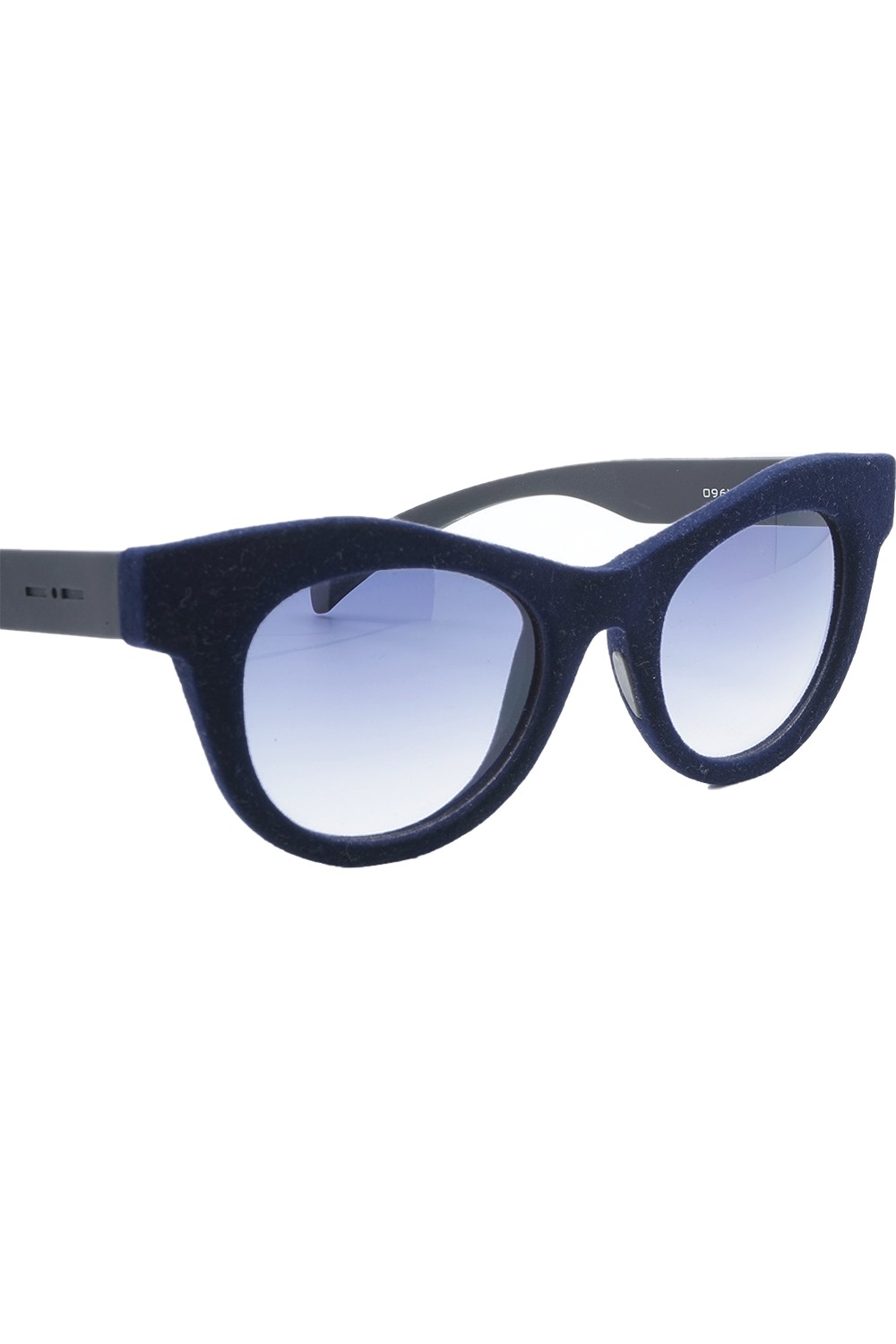 Italia Independent - Occhiali da sole in celluloide cat eye per donna blu - 096