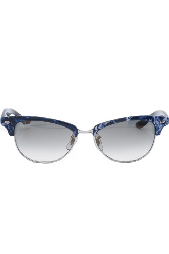 Ray-Ban - Occhiali da sole combinati cat eye per donna blu - 4132 833/32 2