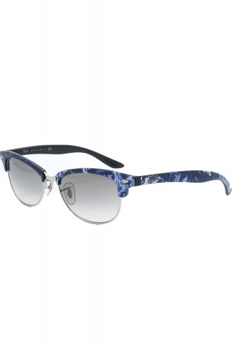 Ray-Ban - Occhiali da sole combinati cat eye per donna blu - 4132 833/32