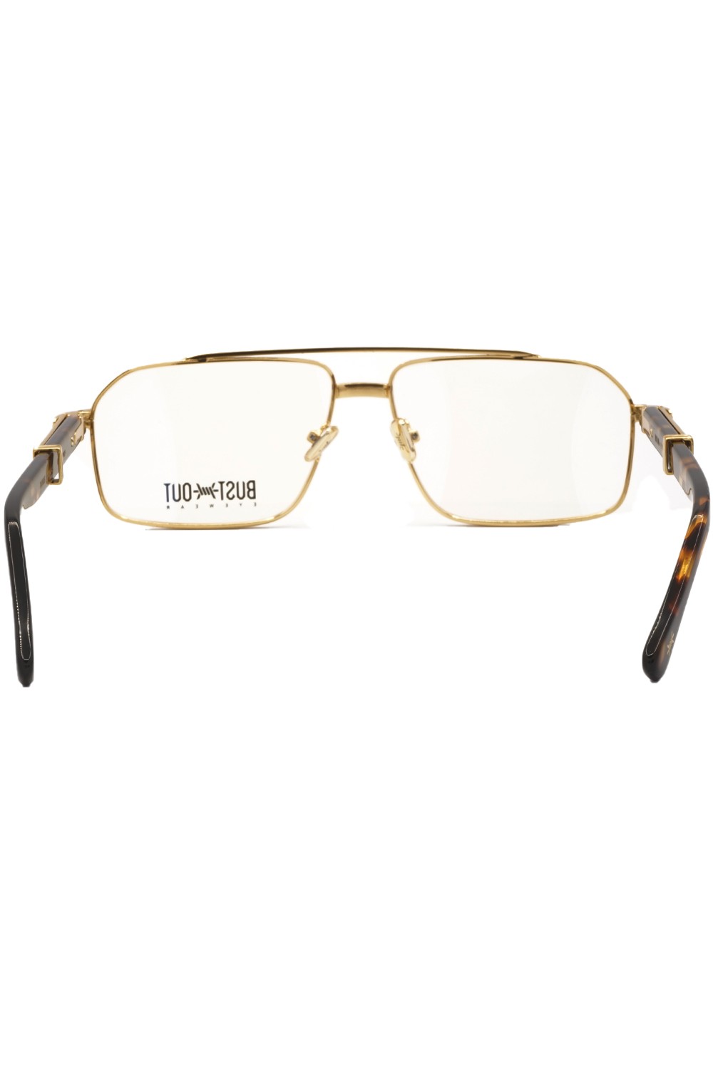 Bust Out - Occhiali da vista in metallo rettangolari unisex oro - BORIS ORO