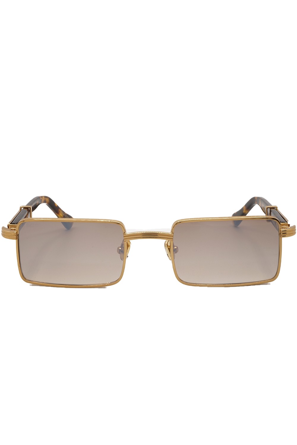 Bust Out - Occhiali da sole in metallo rettangolare unisex oro - RAFAEL ORO