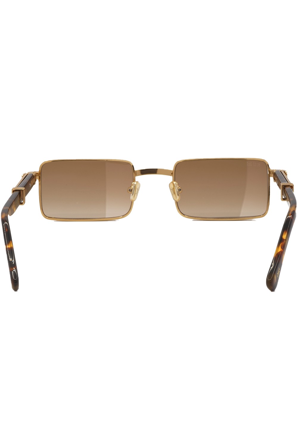 Bust Out - Occhiali da sole in metallo rettangolare unisex oro - RAFAEL ORO