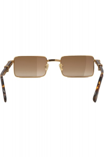 Bust Out - Occhiali da sole in metallo rettangolare unisex oro - RAFAEL ORO