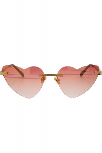 Bust Out - Occhiali da sole glasant in metallo a cuore per donna oro - KAYT ORO 2
