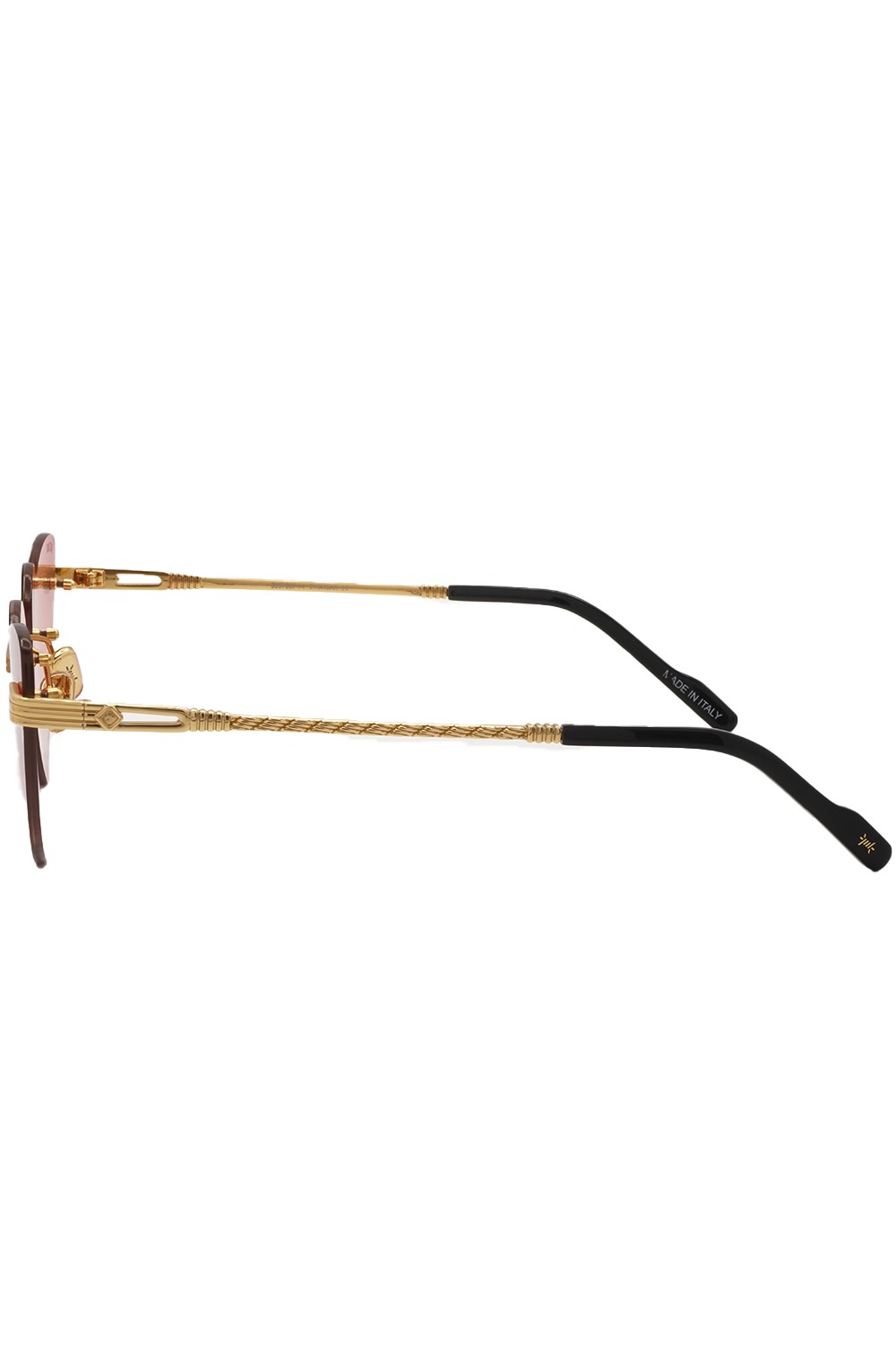 Bust Out - Occhiali da sole glasant in metallo a cuore per donna oro - KAYT ORO