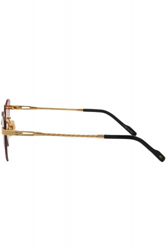 Bust Out - Occhiali da sole glasant in metallo a cuore per donna oro - KAYT ORO