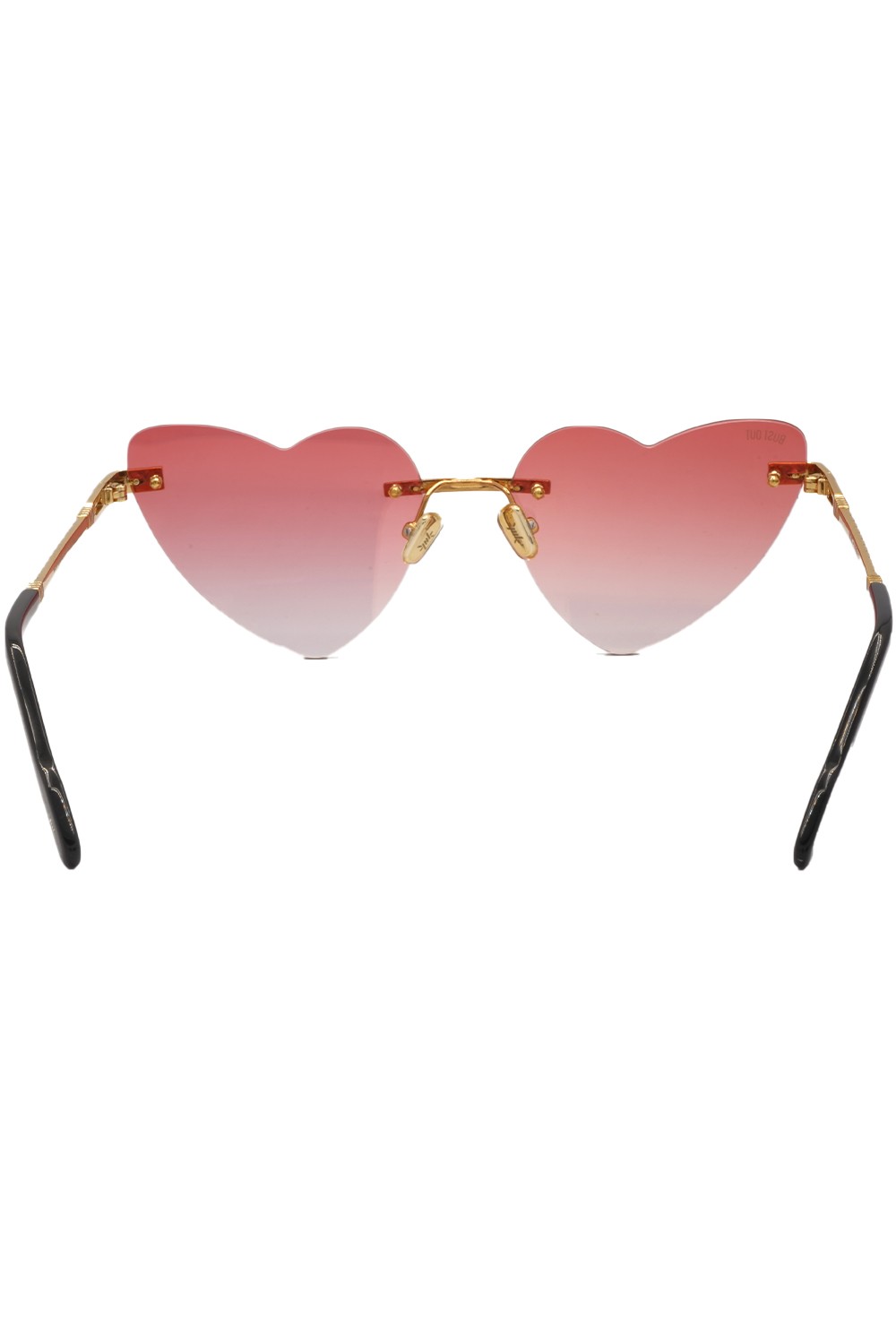 Bust Out - Occhiali da sole glasant in metallo a cuore per donna oro - KAYT ORO