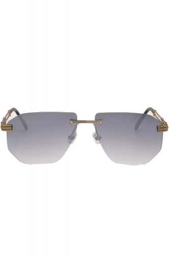 Bust Out - Occhiali da sole glasant in metallo squadrati unisex oro - RAMOS