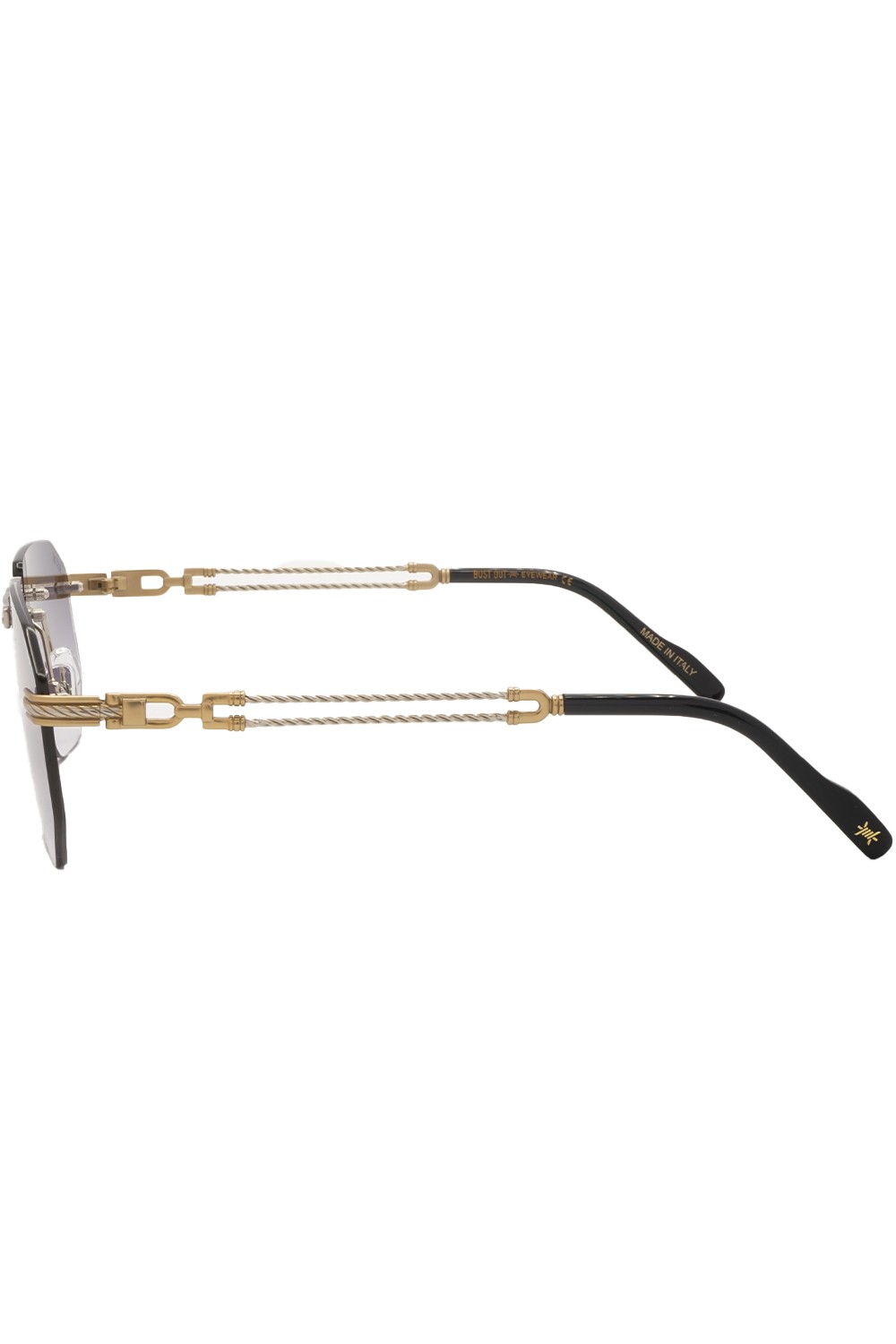 Bust Out - Occhiali da sole glasant in metallo squadrati unisex oro - RAMOS