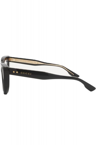 Gucci - Occhiali da vista in celluloide cat eye per donna nero - GG1530O 001