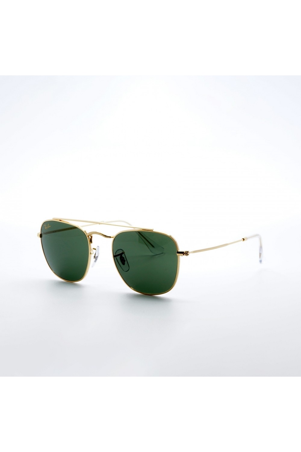 Ray-Ban - Occhiali da sole in metallo squadrati unisex oro - RB3557 9196/31