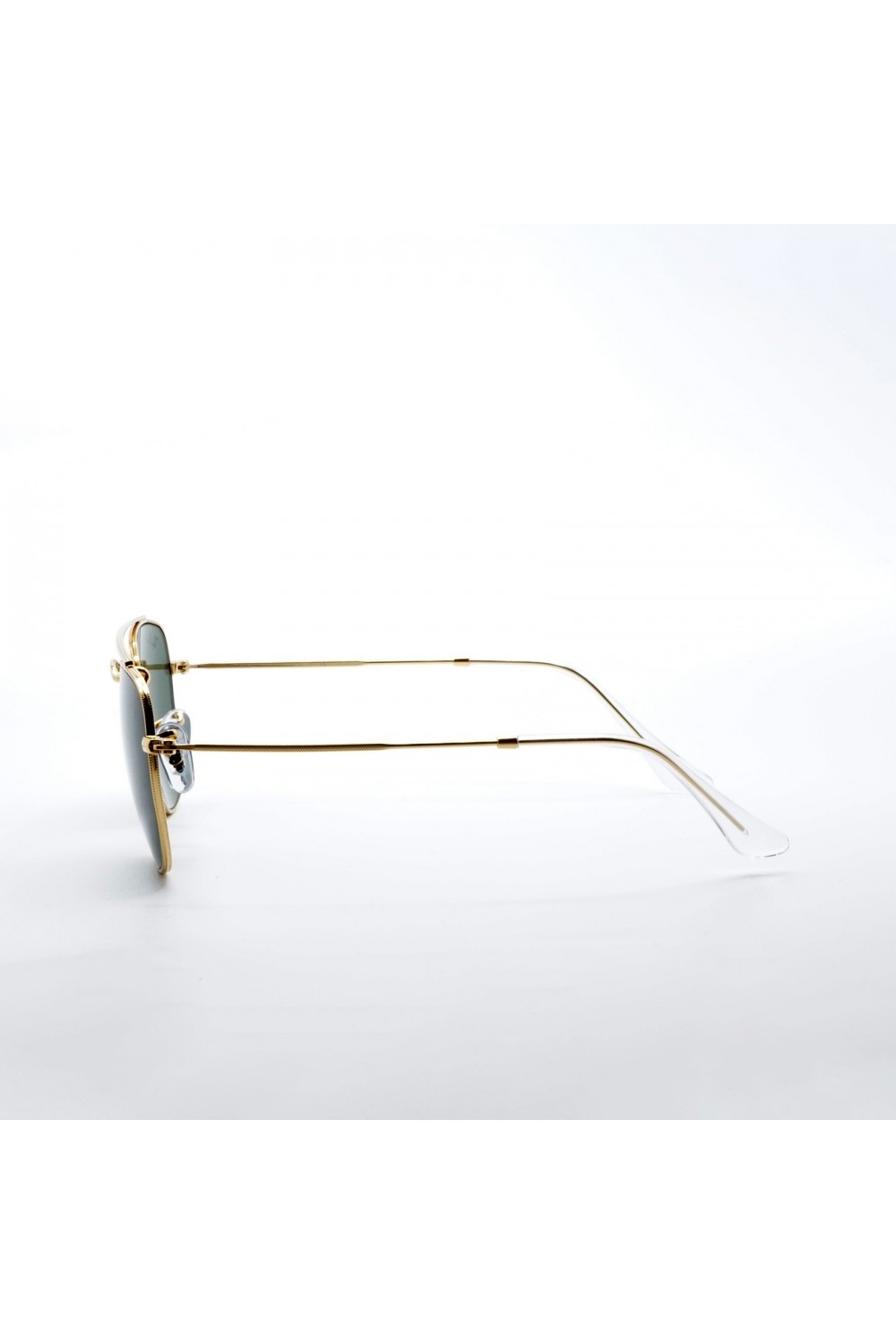 Ray-Ban - Occhiali da sole in metallo squadrati unisex oro - RB3557 9196/31