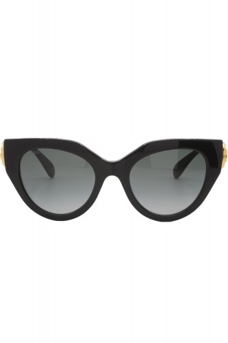 Gucci - Occhiali da sole in celluloide cat eye per donna nero - GG1408S 001