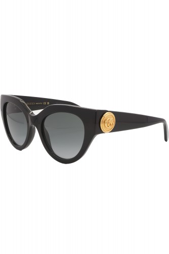 Gucci - Occhiali da sole in celluloide cat eye per donna nero - GG1408S 001
