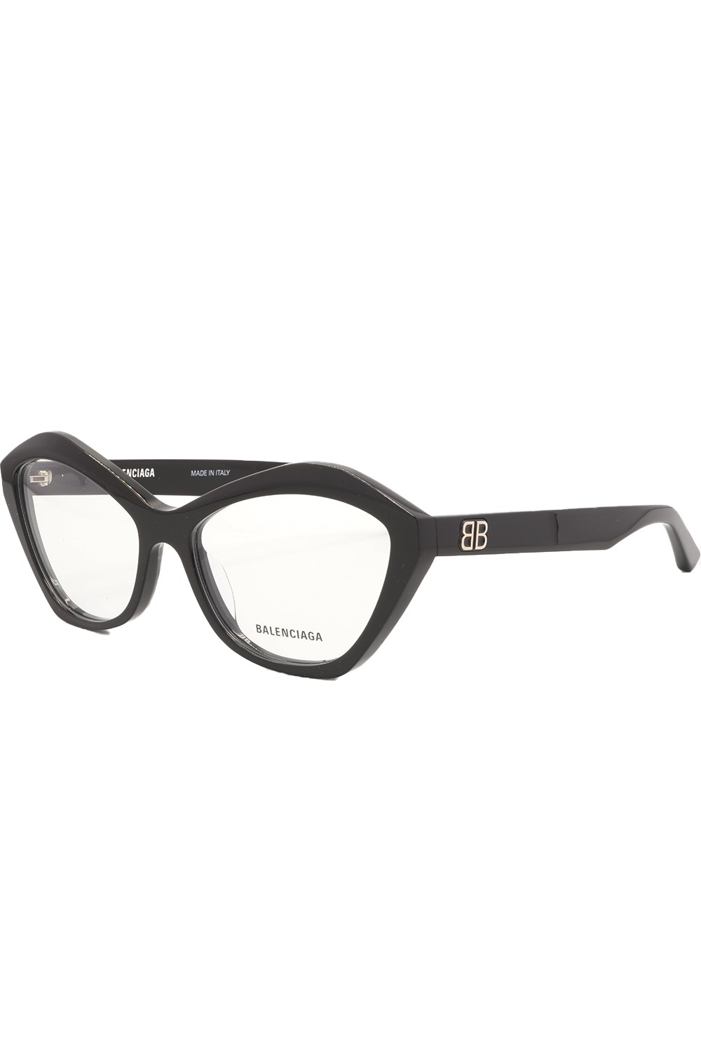 Balenciaga - Occhiali da vista in celluloide cat eye per donna nero - BB0341O