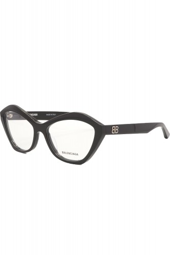 Balenciaga - Occhiali da vista in celluloide cat eye per donna nero - BB0341O