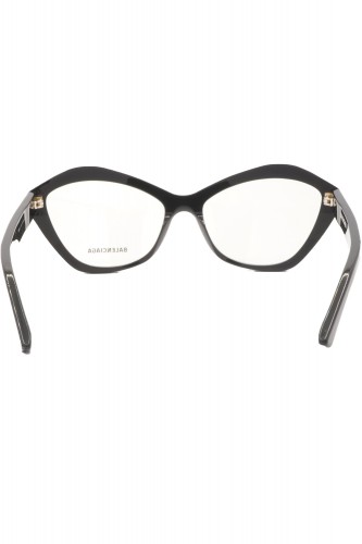 Balenciaga - Occhiali da vista in celluloide cat eye per donna nero - BB0341O