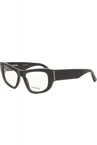 Balenciaga - Occhiali da vista in celluloide cat eye per donna nero - BB0303O