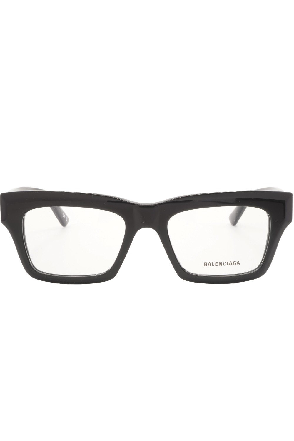 Balenciaga - Occhiali da vista in celluloide rettangolari unisex nero - BB0240O