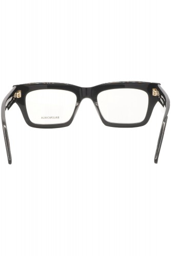 Balenciaga - Occhiali da vista in celluloide rettangolari unisex nero - BB0240O