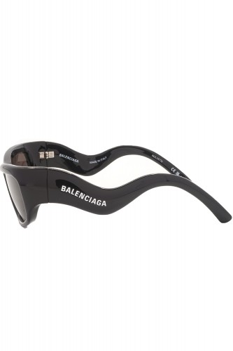 Balenciaga - Occhiali da sole in celluloide rettangolari unisex nero - BB0320S