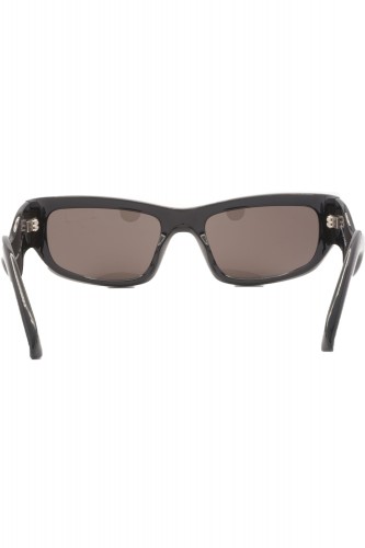 Balenciaga - Occhiali da sole in celluloide rettangolari unisex nero - BB0320S