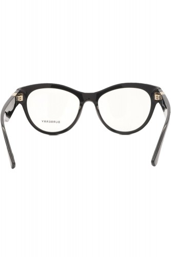 Burberry - Occhiali da vista in celluloide tondi per donna nero - B2404 3001