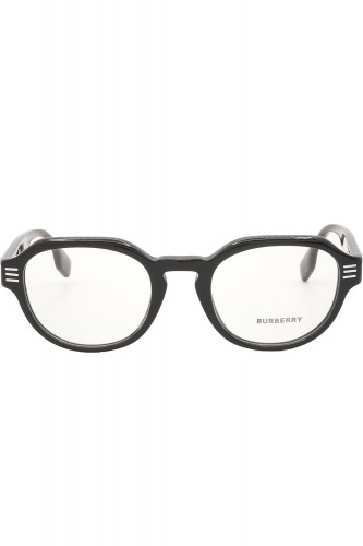Burberry - Occhiali da vista in celluloide tondi unisex nero - B2386 3001 2