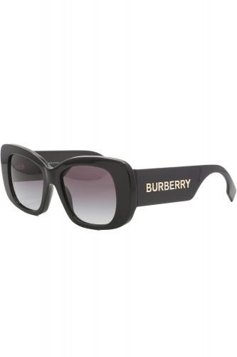 Burberry - Occhiali da sole in celluloide squadrati per donna nero - B4410