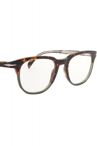 David Beckham Eyewear - Occhiali da vista con clip solare in celluloide