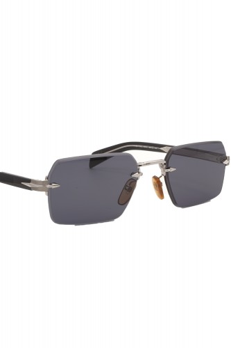 David Beckham Eyewear - Occhiali da sole glasant rettangolari unisex nero -