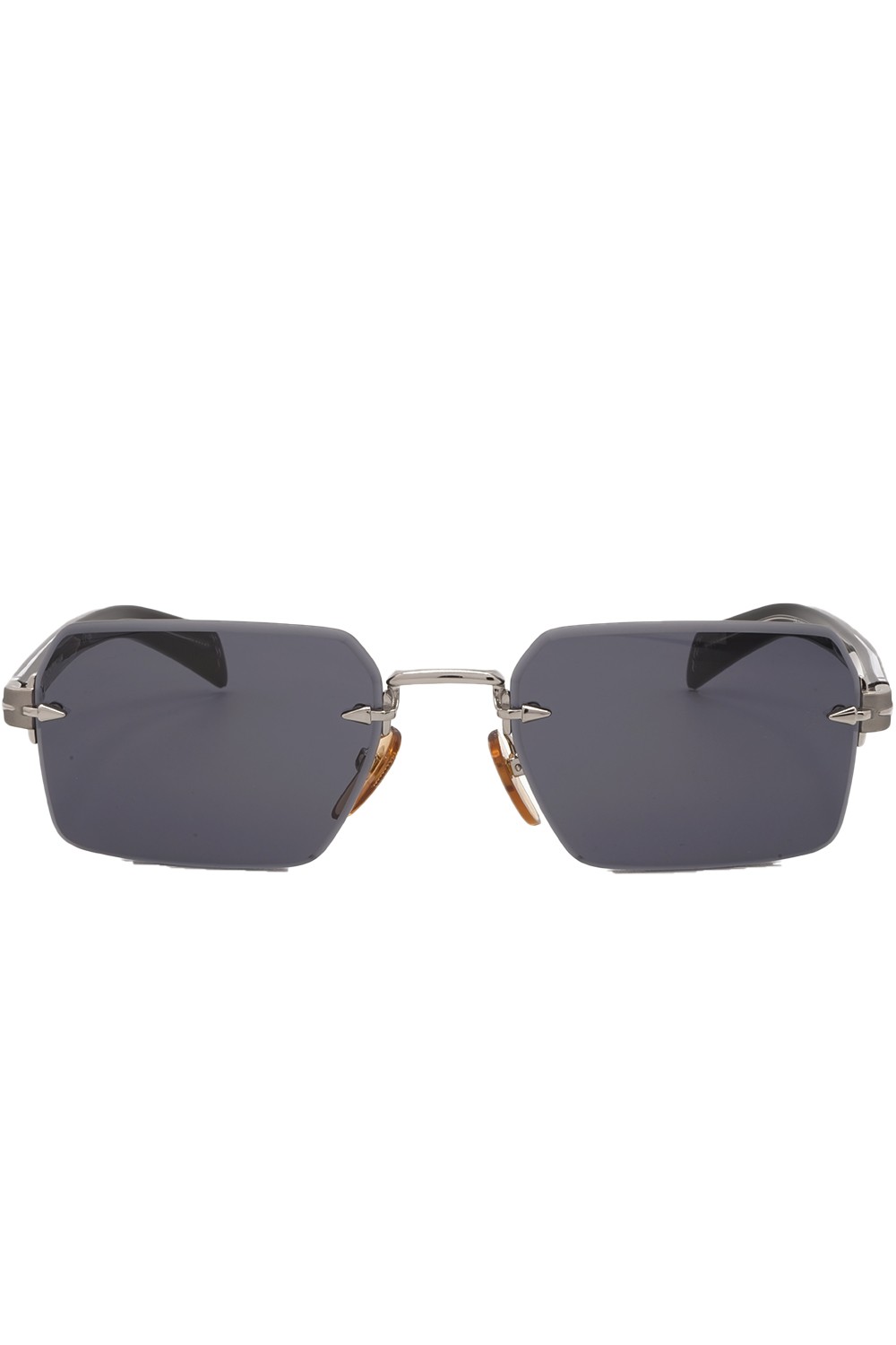 David Beckham Eyewear - Occhiali da sole glasant rettangolari unisex nero -