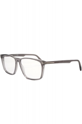 Tom Ford - Occhiali da vista in celluloide rettangolari per uomo grigio -