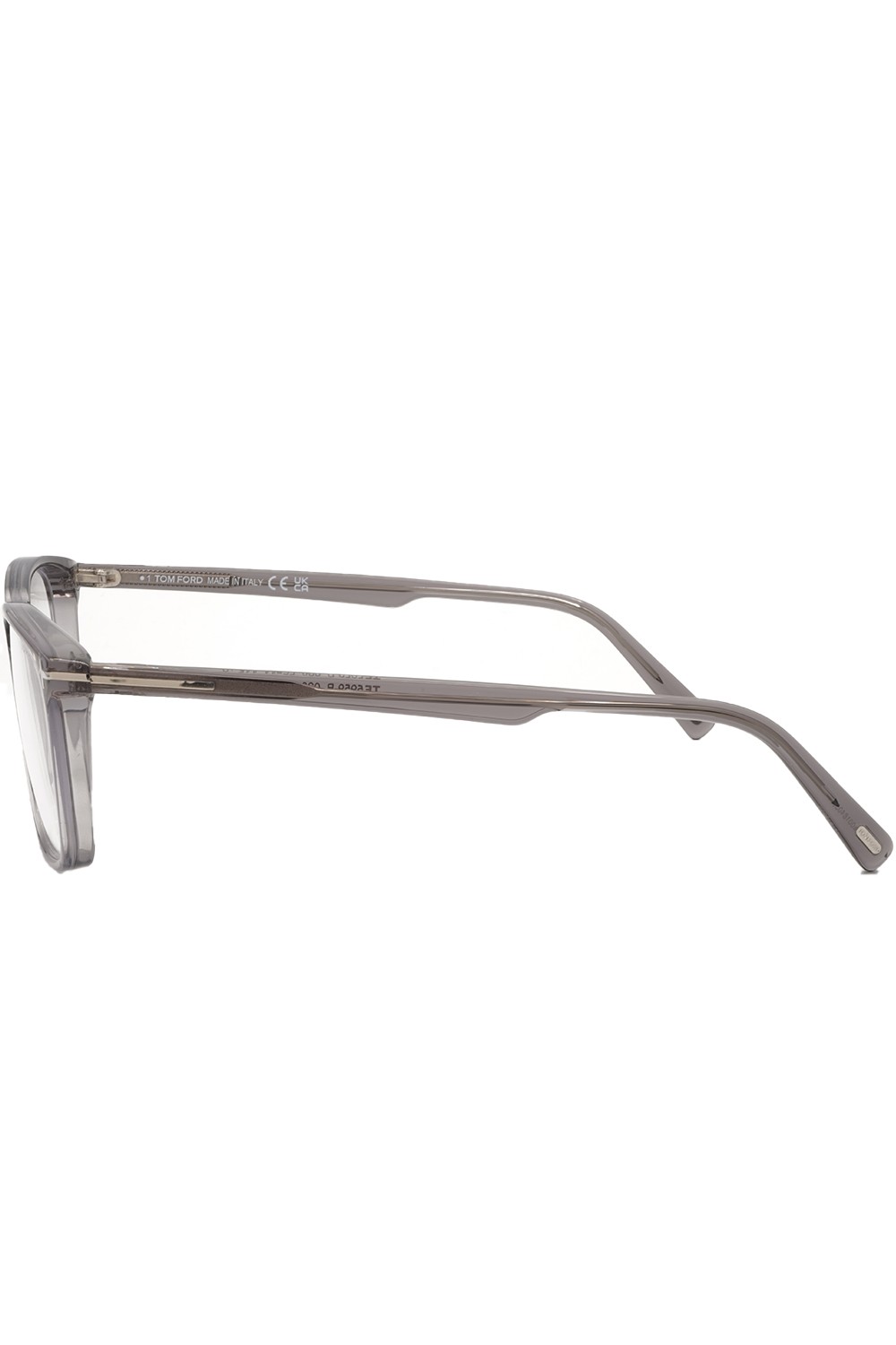 Tom Ford - Occhiali da vista in celluloide rettangolari per uomo grigio -