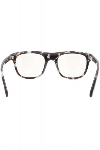 Tom Ford - Occhiali da vista in celluloide squadrati per uomo tartarugato -