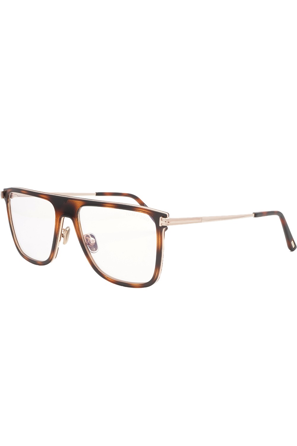 Tom Ford - Occhiali da vista combinati squadrati per uomo tartarugato - TF5944