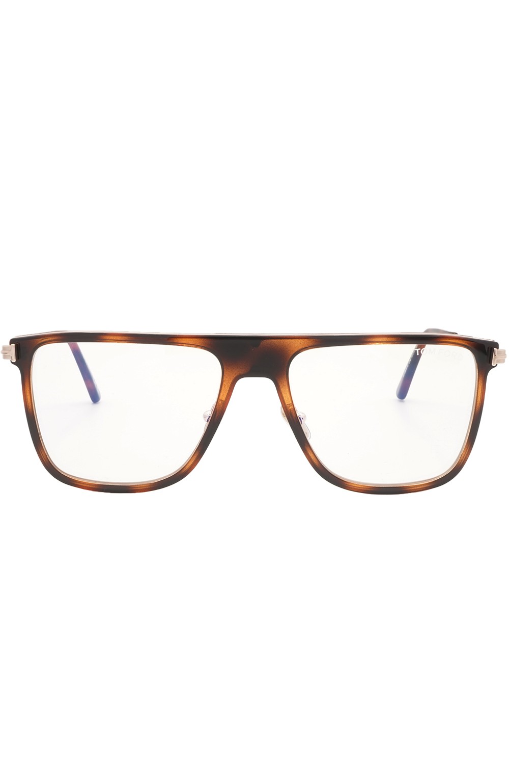 Tom Ford - Occhiali da vista combinati squadrati per uomo tartarugato - TF5944