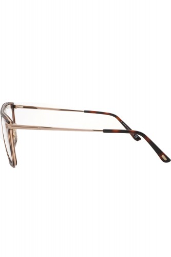 Tom Ford - Occhiali da vista combinati squadrati per uomo tartarugato - TF5944