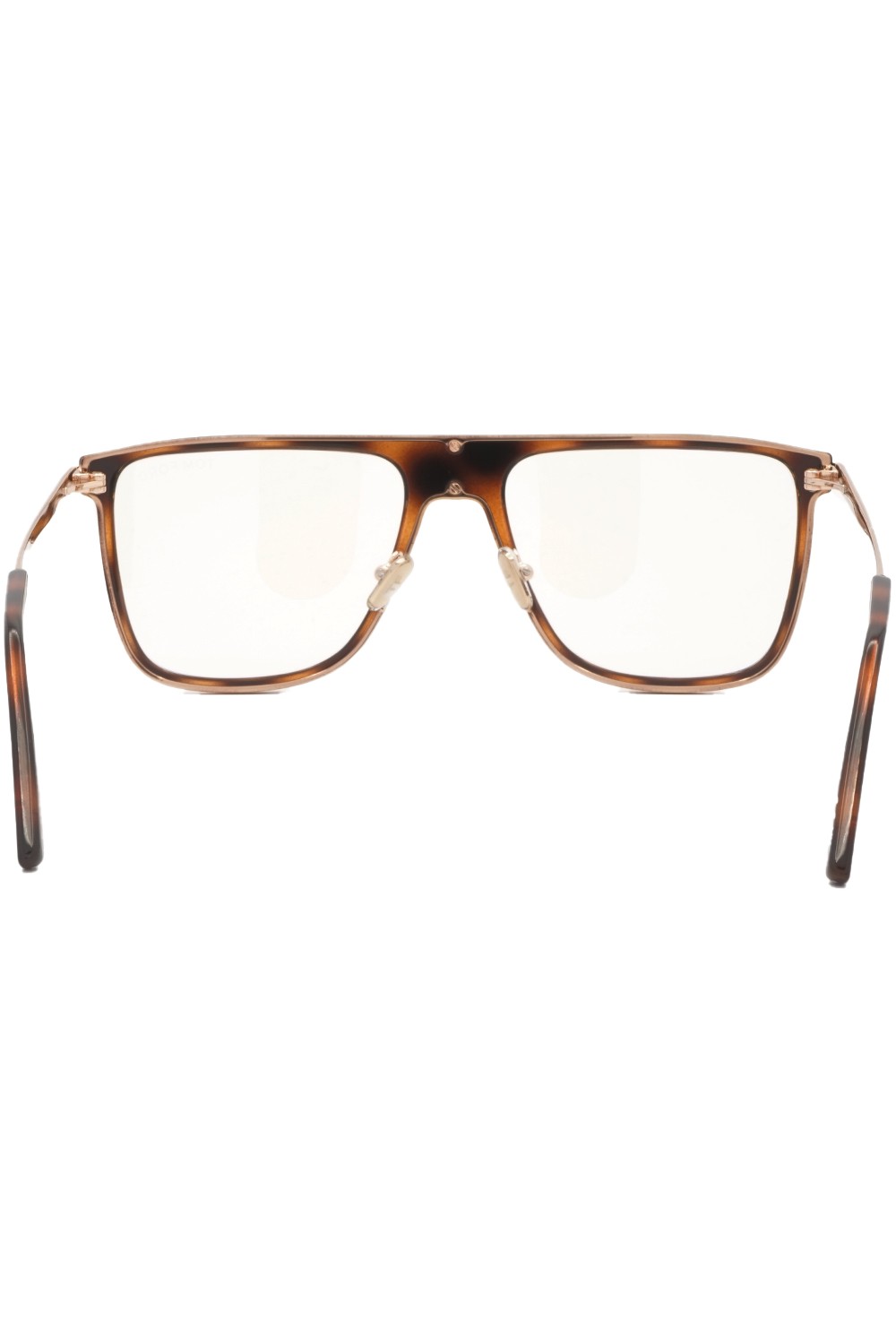 Tom Ford - Occhiali da vista combinati squadrati per uomo tartarugato - TF5944