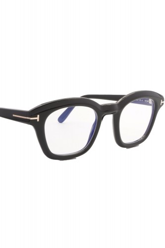 Tom Ford - Occhiali da vista in celluloide squadrati per uomo nero - TF5961 001