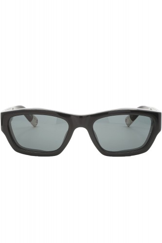 Jacquemus - Occhiali da sole in celluloide rettangolari unisex nero - MERIDIANO 2