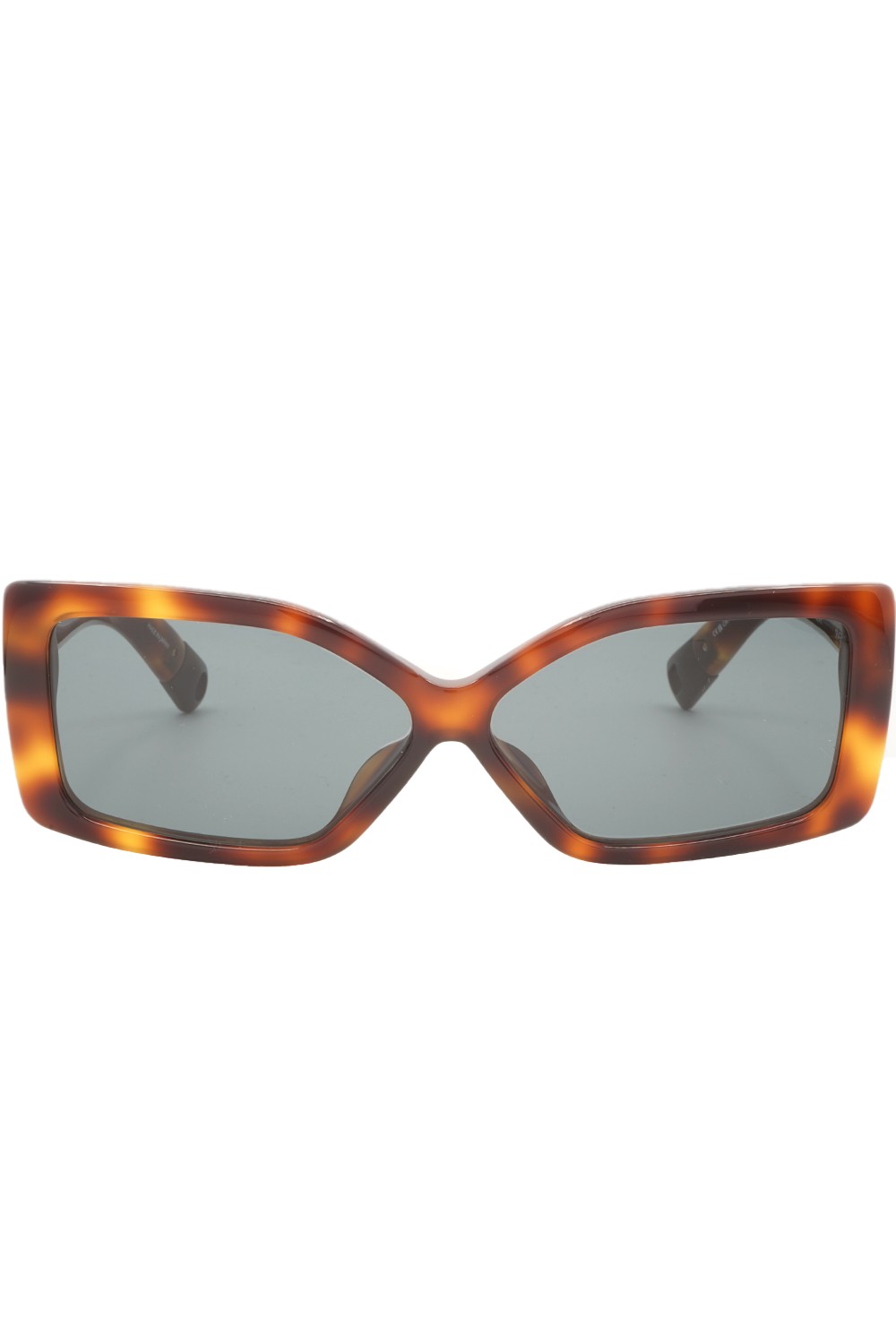 Jacquemus - Occhiali da sole in celluloide rettangolari per donna tartarugato -