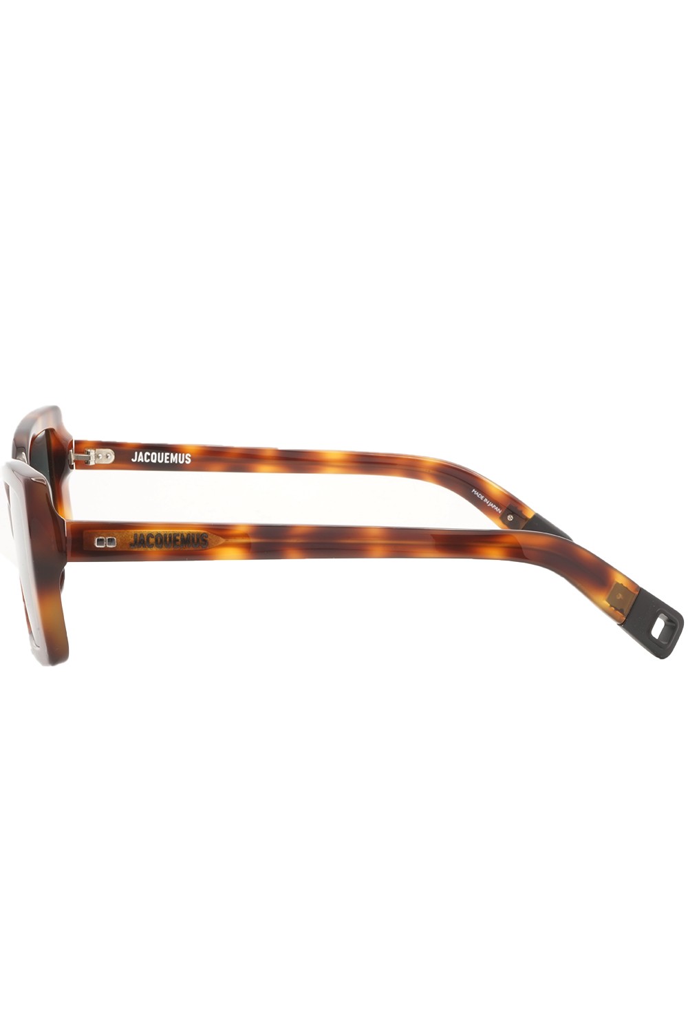 Jacquemus - Occhiali da sole in celluloide rettangolari per donna tartarugato -
