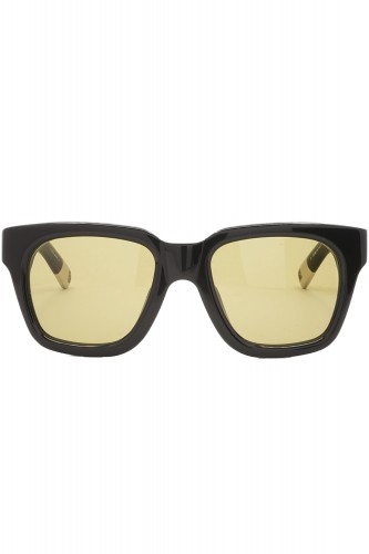 Jacquemus - Occhiali da sole in celluloide squadrati unisex nero - CARINO 9721