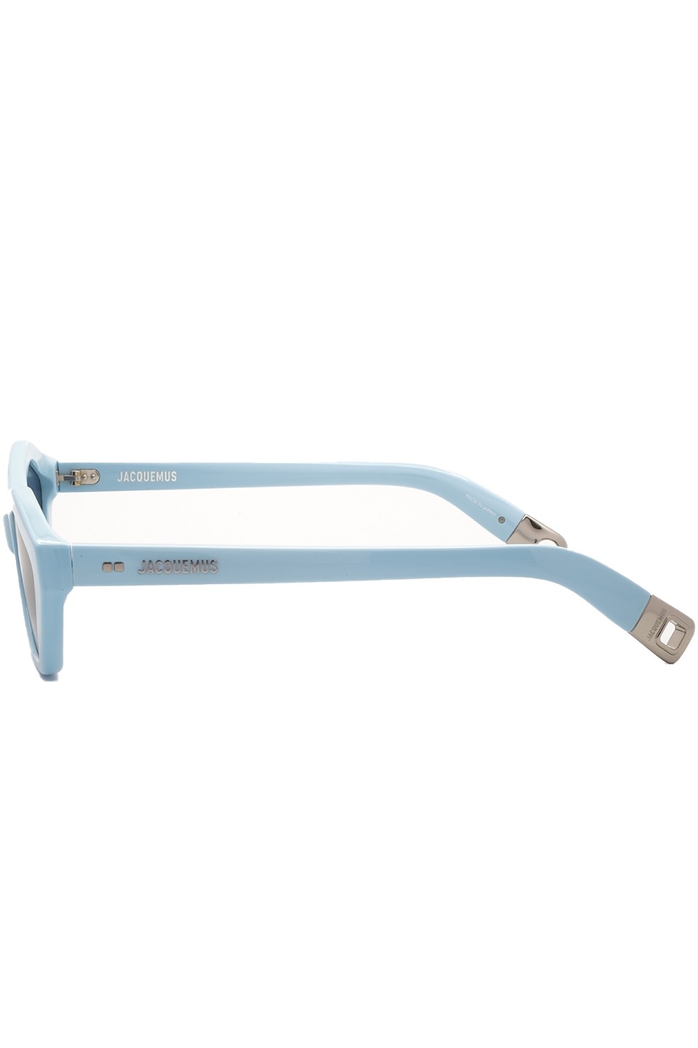 Jacquemus - Occhiali da sole in celluloide esagonali per donna celeste -