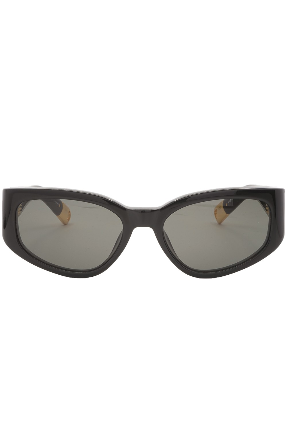 Jacquemus - Occhiali da sole in celluloide ovali per donna nero - JAC/5/1