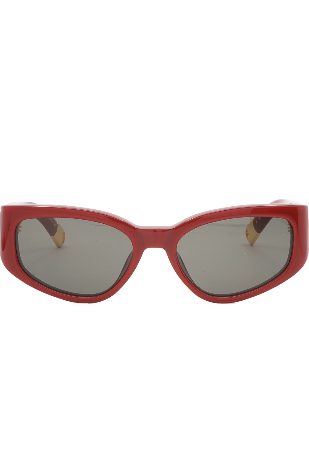 Jacquemus - Occhiali da sole in celluloide ovali per donna rosso - JAC/5/3