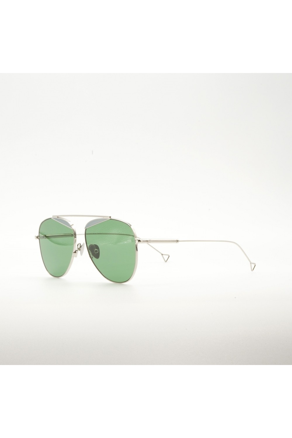 Haze - Occhiali da sole aviator in metallo per uomo nero, argento - DURETE